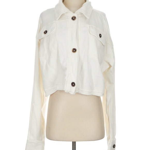 Free People cotton Cream Jacket - Picture 4 of 8